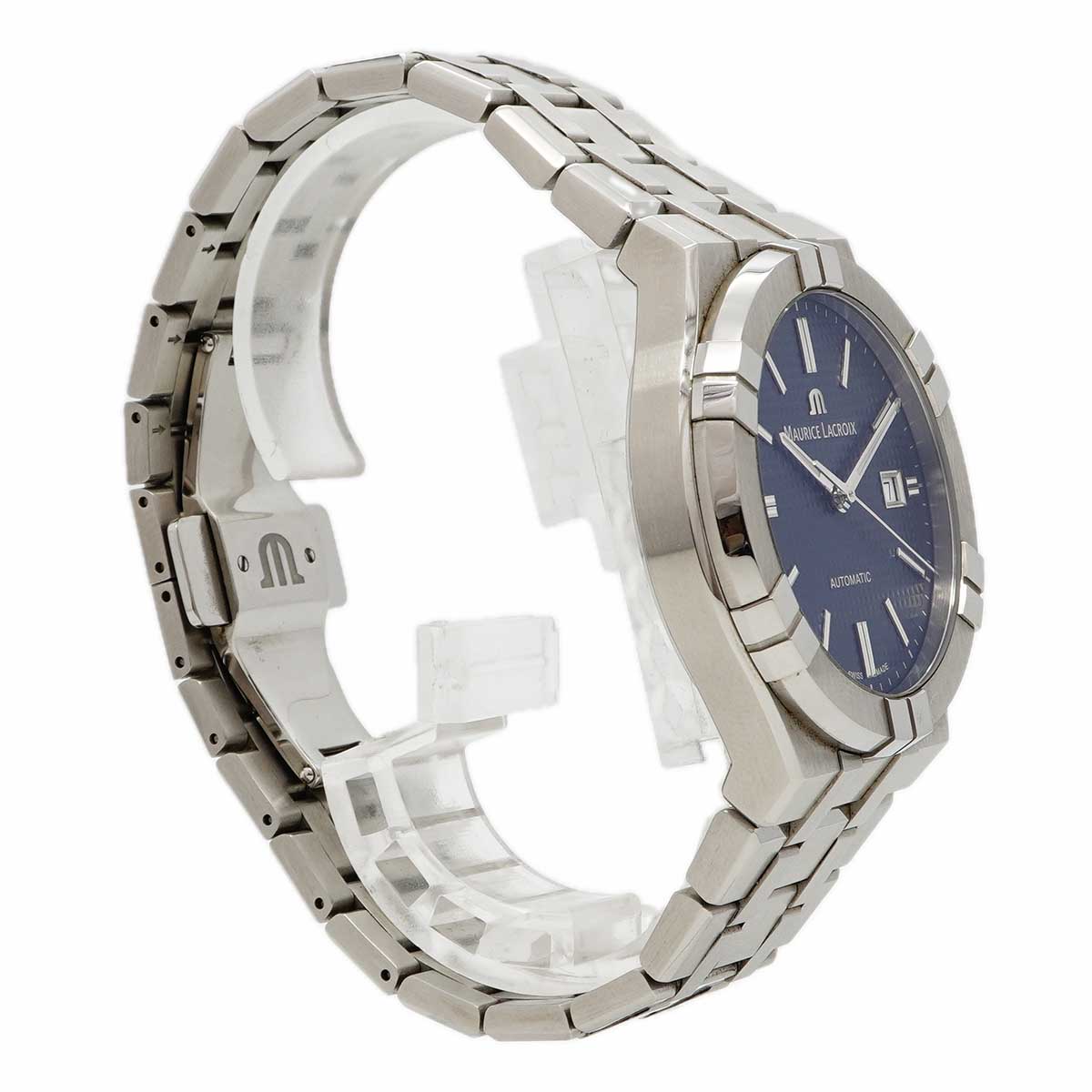 ★最終価格★SALE【6wdc0238】モーリス・ラクロア アイコン AI6008-SS002-430-1 青文字盤【中古】腕時計 メンズ
