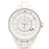 【6wee0361】シャネル J12 GMT H3103 白文字盤【中古】腕時計 メンズ