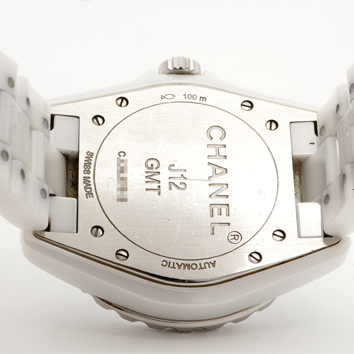 【6wee0361】シャネル J12 GMT H3103 白文字盤【中古】腕時計 メンズ