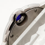 【6wee0364】カルティエ バロンブルーSM W69010Z4 シルバー文字盤【中古】腕時計 レディース