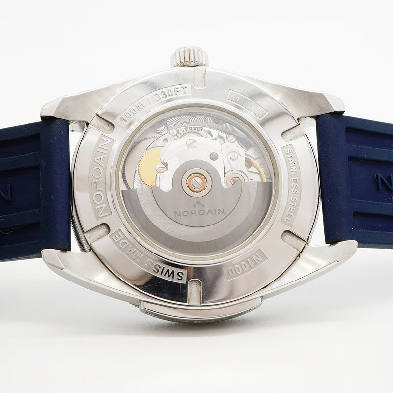 【6wee0377】ノルケイン アドベンチャースポーツ N1000C0ZA/A101/10AR.20S 青文字盤【中古】腕時計 メンズ