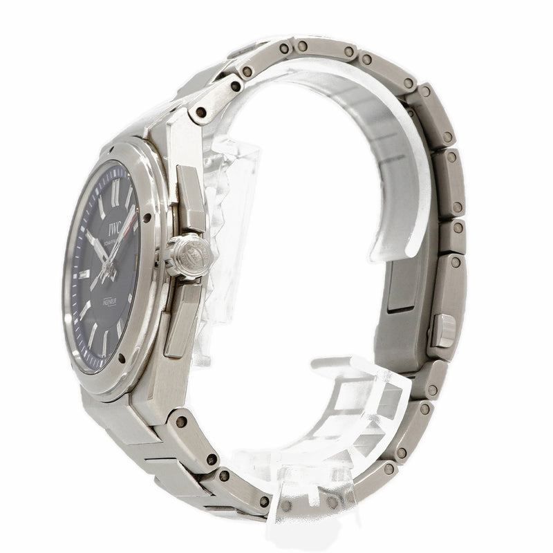 【6wee0388】IWC アイダブリューシー シャフハウゼン インヂュニア ローレウス スポーツフォーグッド 世界限定1500本 IW323909 青文字盤【中古】腕時計 メンズ