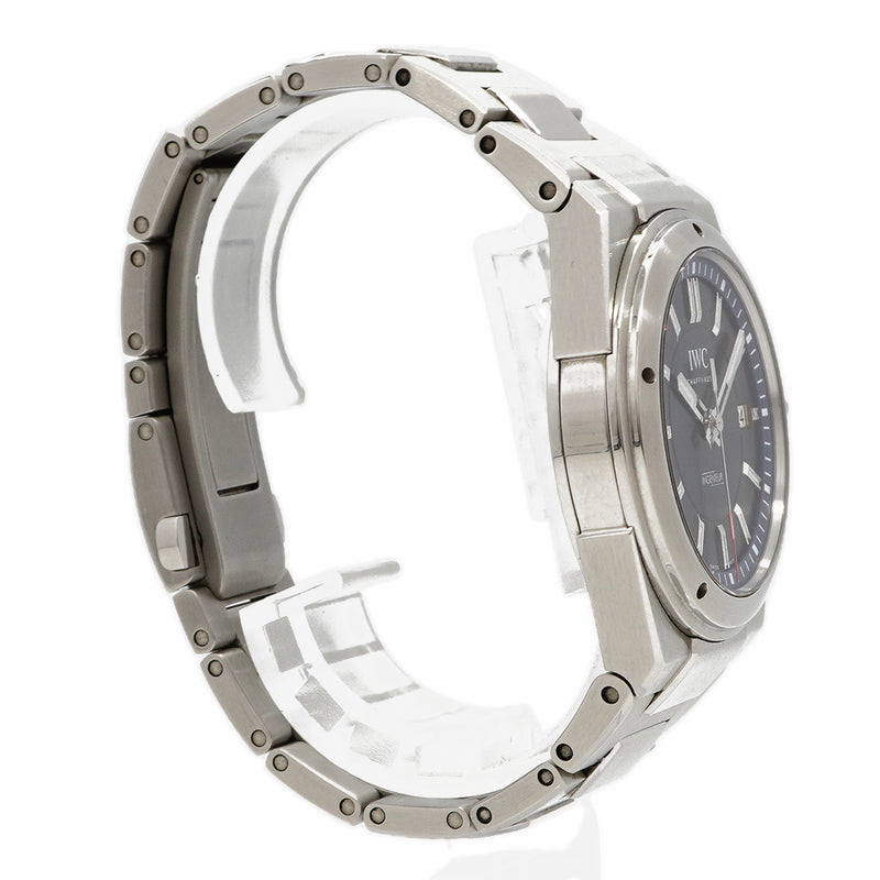 【6wee0388】IWC アイダブリューシー シャフハウゼン インヂュニア ローレウス スポーツフォーグッド 世界限定1500本 IW323909 青文字盤【中古】腕時計 メンズ