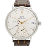 【6wee0399】IWC アイダブリューシー シャフハウゼン ポートフィノ ハンドワインド 8デイズ IW510103 シルバー文字盤【中古】腕時計 メンズ