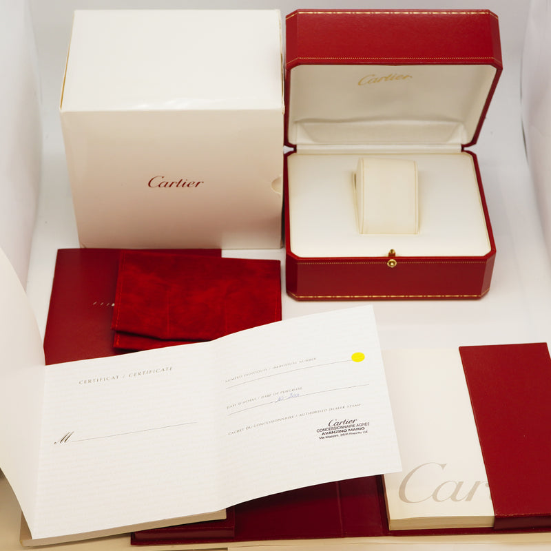 【6wfa0034】カルティエ サントスガルべSM W20056D6 白文字盤【中古】腕時計 レディース
