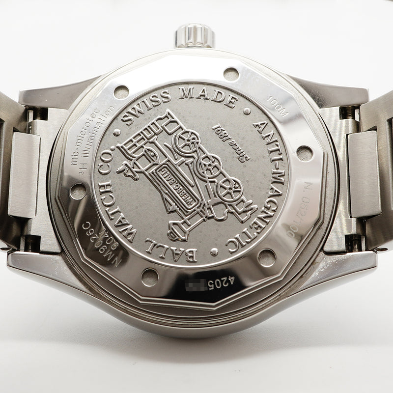 【6wfa0043】ボールウォッチ エンジニア 3 マーベライト クロノメーター 日本限定100本 NM9026C-S38CJ-BK 黒文字盤【中古】腕時計 メンズ
