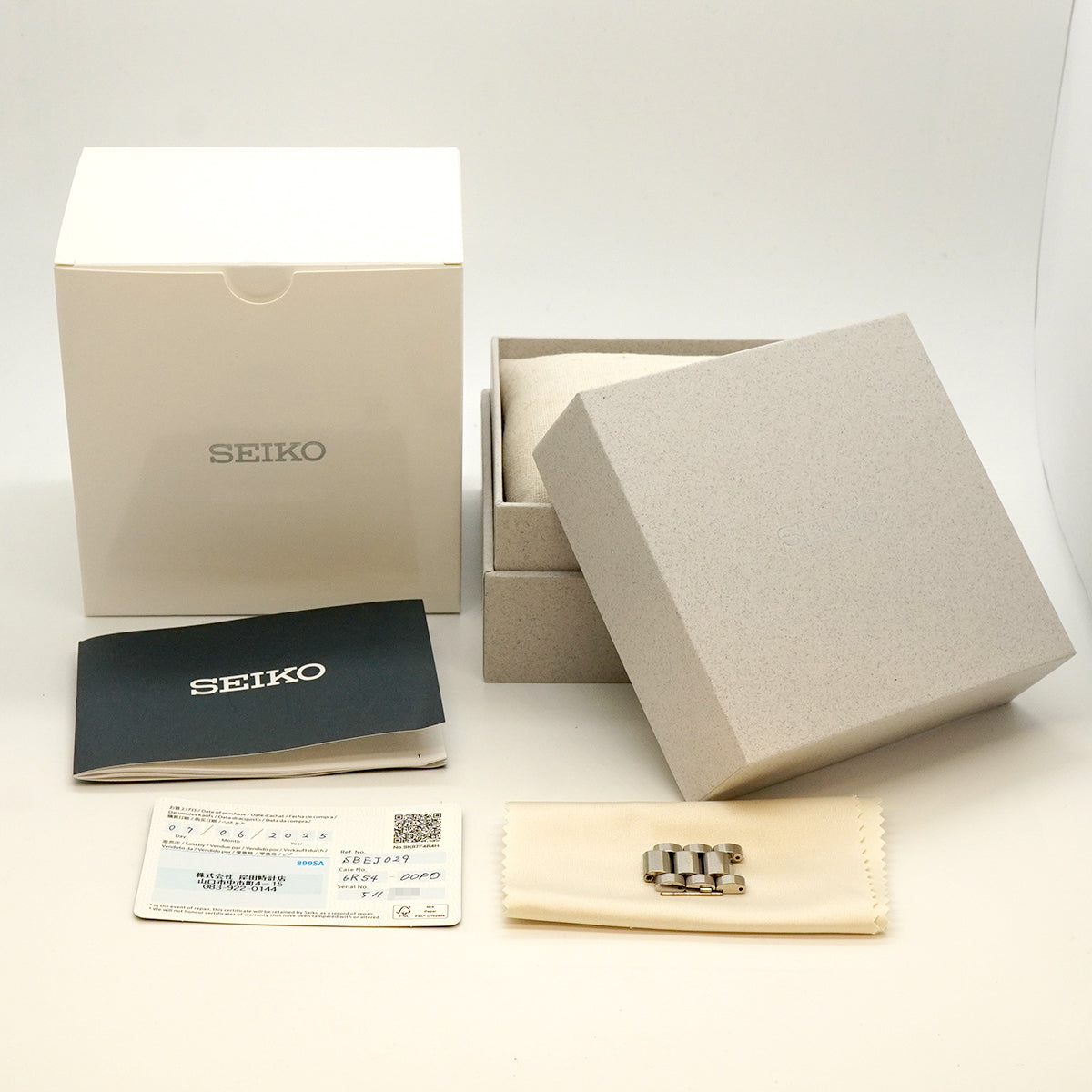 【6wfa0060】セイコー プロスペックス SBEJ029/6R54-00P0 シルバー文字盤【中古】腕時計 メンズ