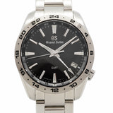 【6wfa0069】セイコー グランドセイコー GMT SBGN027/9F86-0AK0 黒文字盤【中古】腕時計 メンズ