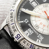 【6wfc0203】ロンジン リンドバーグ L2.617.4 黒文字盤【中古】腕時計 メンズ