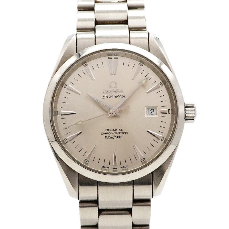【6wfc0206】オメガ シーマスター アクアテラ 2503.30 シルバー文字盤【中古】腕時計 メンズ