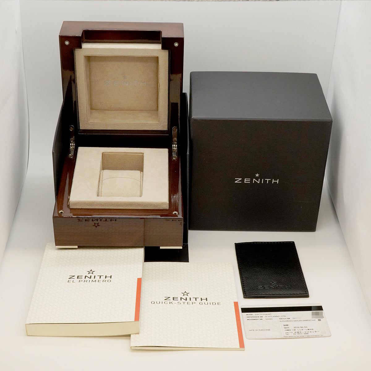 【6wfc0218】ゼニス エリート クロノグラフ 03.2272.4069 青文字盤【中古】腕時計 メンズ