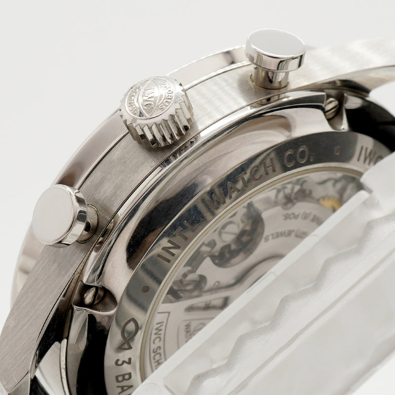 【6wfc0219】IWC アイダブリューシー シャフハウゼン ポルトキーゼ クロノグラフ IW371605 シルバー文字盤【中古】腕時計 メンズ