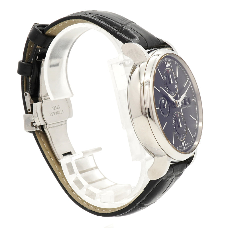 【6wfc0220】IWC アイダブリューシー シャフハウゼン ポートフィノ クロノグラフ IW391008 黒文字盤【中古】腕時計 メンズ