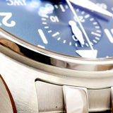 【6wfc0221】IWC アイダブリューシー シャフハウゼン パイロットウォッチ プティ プランス IW377717 青文字盤【中古】腕時計 メンズ