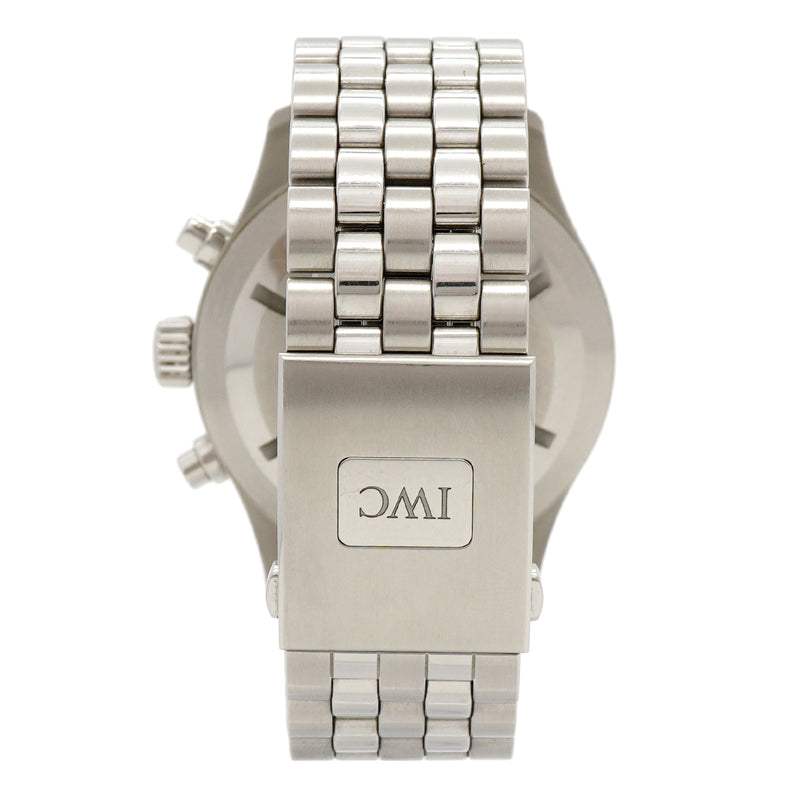 【6wfc0221】IWC アイダブリューシー シャフハウゼン パイロットウォッチ プティ プランス IW377717 青文字盤【中古】腕時計 メンズ