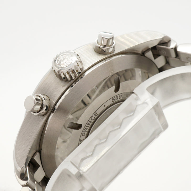 【6wfc0221】IWC アイダブリューシー シャフハウゼン パイロットウォッチ プティ プランス IW377717 青文字盤【中古】腕時計 メンズ