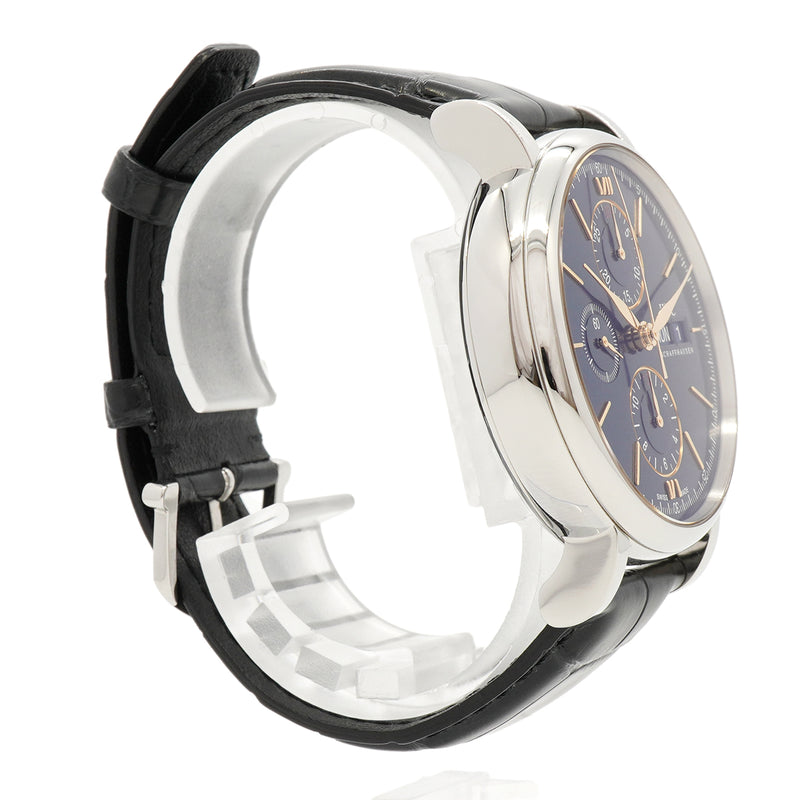 【6wfc0222】IWC アイダブリューシー シャフハウゼン ポートフィノ クロノグラフ IW391036 青文字盤【中古】腕時計 メンズ