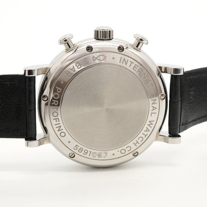 【6wfc0222】IWC アイダブリューシー シャフハウゼン ポートフィノ クロノグラフ IW391036 青文字盤【中古】腕時計 メンズ