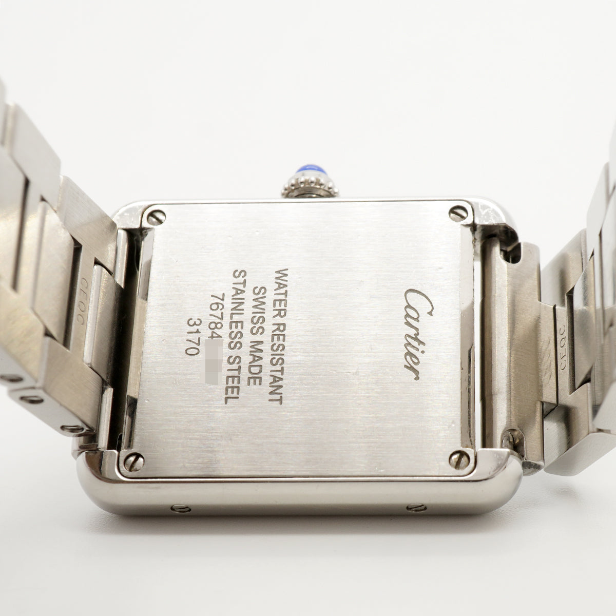 【6wfc0225】カルティエ タンクソロSM W5200013 シルバー文字盤【中古】腕時計 レディース
