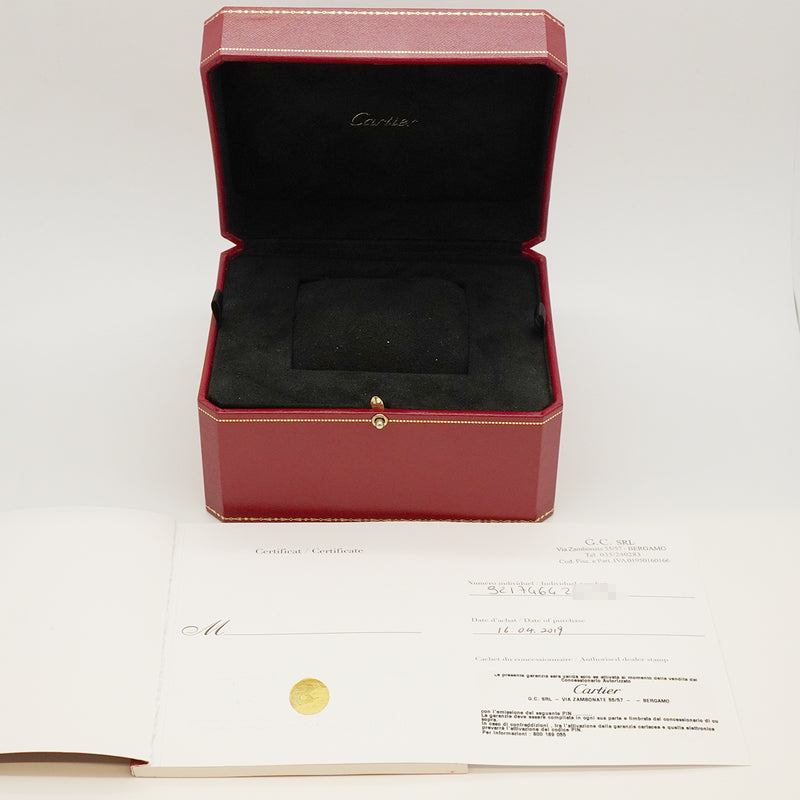 【6wfc0226】カルティエ タンクフランセーズSM ダイヤ WE110006 シルバー文字盤【中古】腕時計 レディース