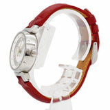 【6wfc0233】ルイヴィトン タンブール トランス＆バックス Q1215 シルバー文字盤【中古】腕時計 レディース
