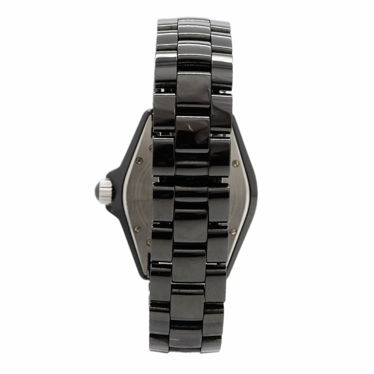 【6wfc0253】シャネル J12 ダイヤ H1174 黒文字盤【中古】腕時計 メンズ
