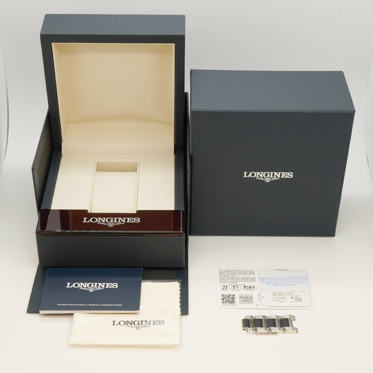 【6wfd0273】ロンジン ハイドロコンクエスト L3.781.4.56.6 黒文字盤【中古】腕時計 メンズ