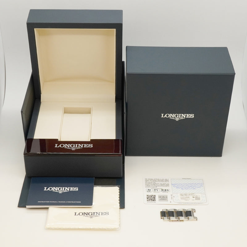 【6wfd0273】ロンジン ハイドロコンクエスト L3.781.4.56.6 黒文字盤【中古】腕時計 メンズ