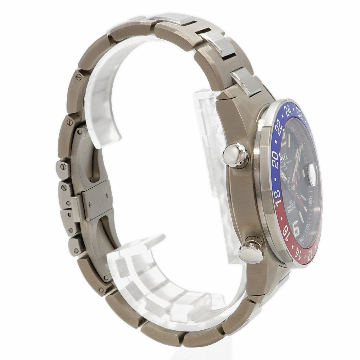 【6wfd0296】ボールウォッチ ロードマスター パイロット GMT DG3038A-S2CJ-BK 黒文字盤【中古】腕時計 メンズ