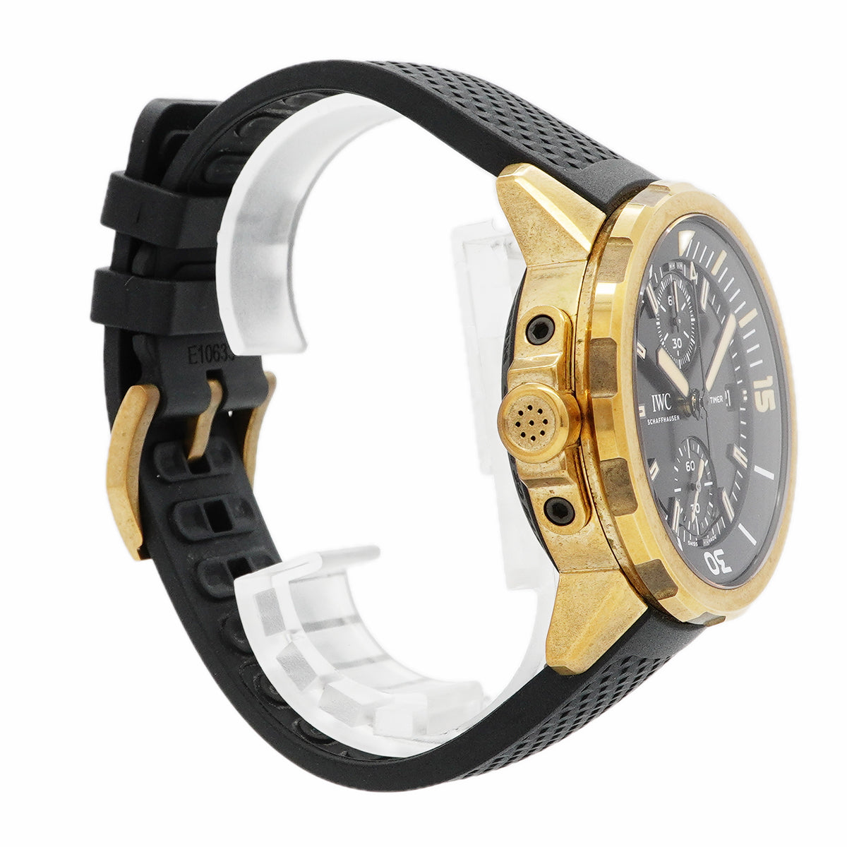 【6wfd0303】IWC アイダブリューシー シャフハウゼン アクアタイマー エクスペディション チャールズダーウィン IW379503 黒文字盤【中古】腕時計 メンズ