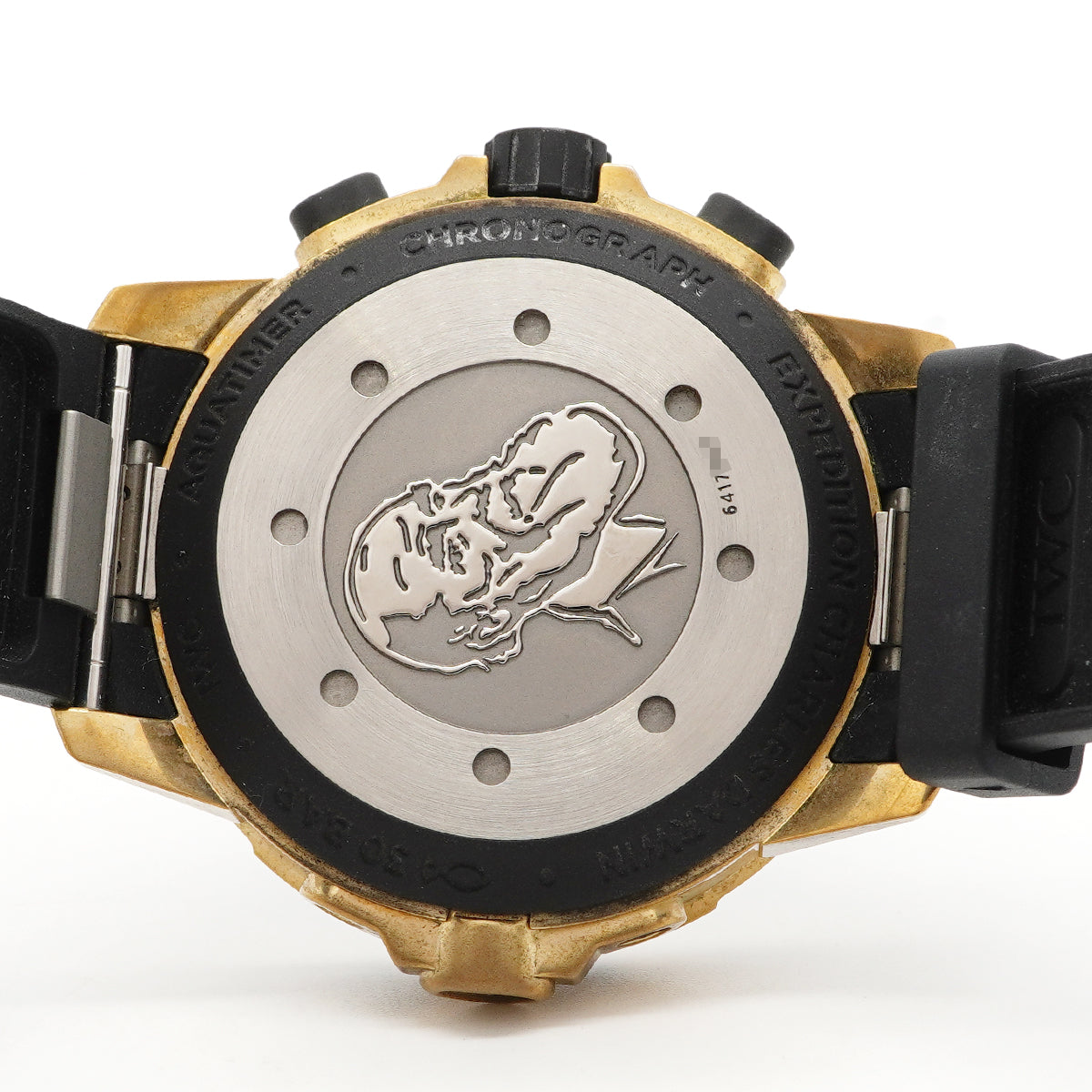 【6wfd0303】IWC アイダブリューシー シャフハウゼン アクアタイマー エクスペディション チャールズダーウィン IW379503 黒文字盤【中古】腕時計 メンズ