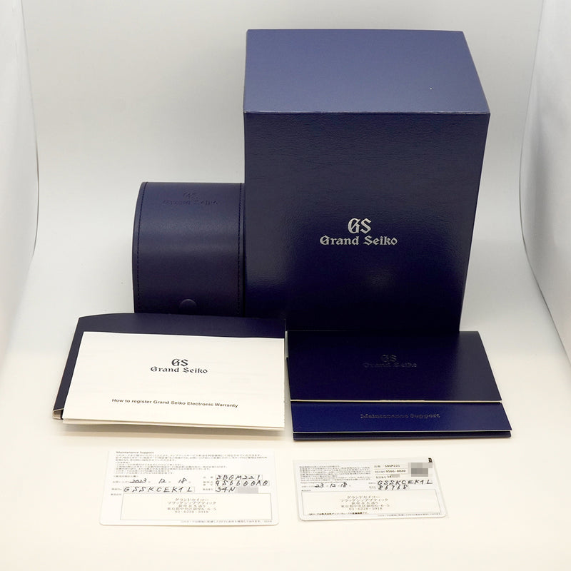 【6wfd0320】セイコー グランドセイコー メカニカルGMT SBGM221/9S66-00A0 アイボリー文字盤【中古】腕時計 メンズ
