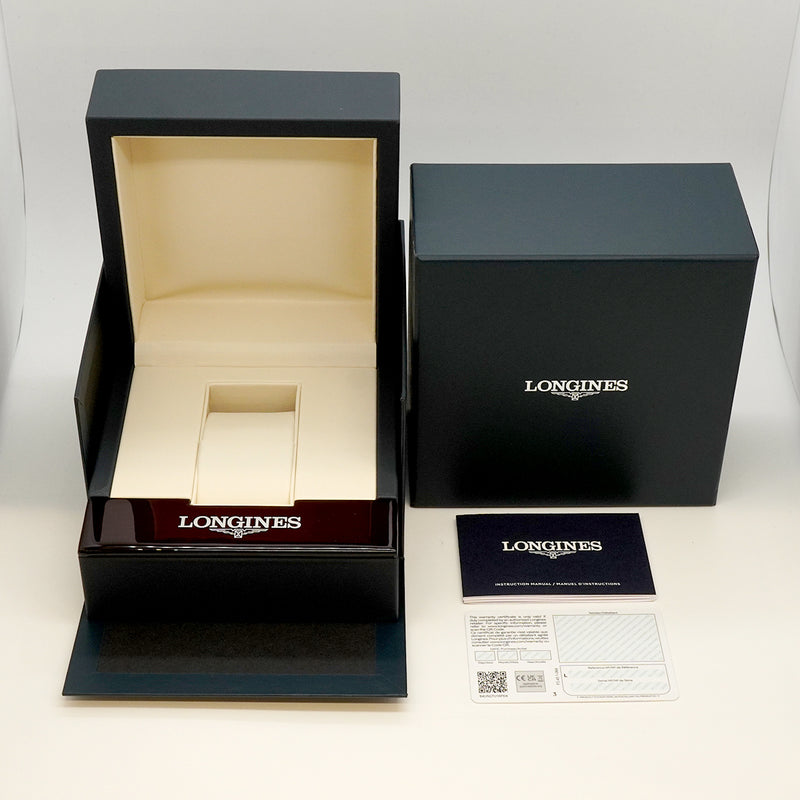 【6wfd0322】ロンジン フラッグシップ L4.984.4 黒文字盤【中古】腕時計 メンズ