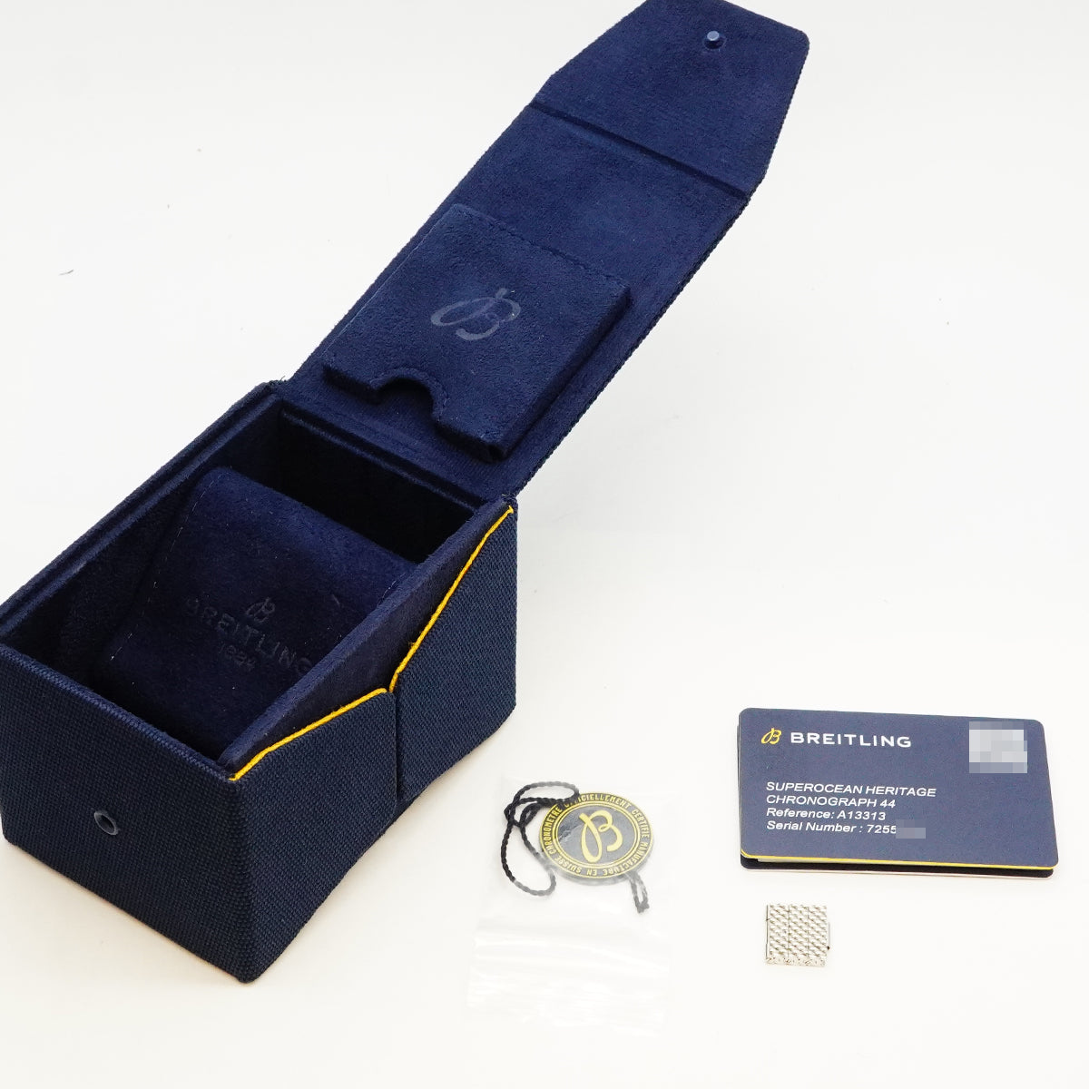 【6wfd0325】ブライトリング スーパーオーシャン ヘリテージ2 クロノ A13313 黒文字盤【中古】腕時計 メンズ