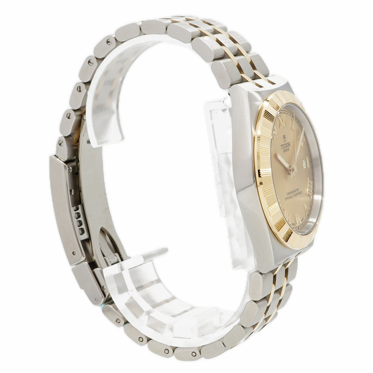 【6wfd0333】チュードル ロイヤル 36ｍｍ 2836C1A3 ゴールド文字盤【中古】腕時計 ボーイズ