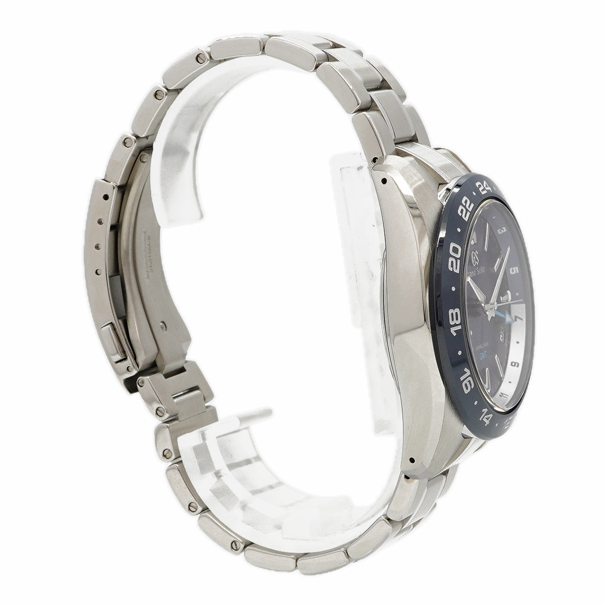 【6wfd0337】セイコー グランドセイコー スプリングドライブ SBGE255/9R66-0BB0 青文字盤【中古】腕時計 メンズ