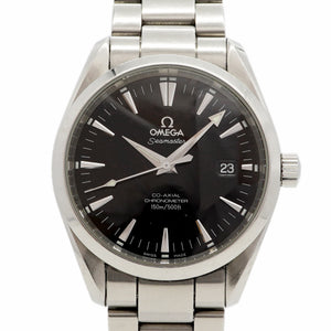 ★SALE【6wfd0343】オメガ シーマスター アクアテラ 2503.50 黒文字盤【中古】腕時計 メンズ