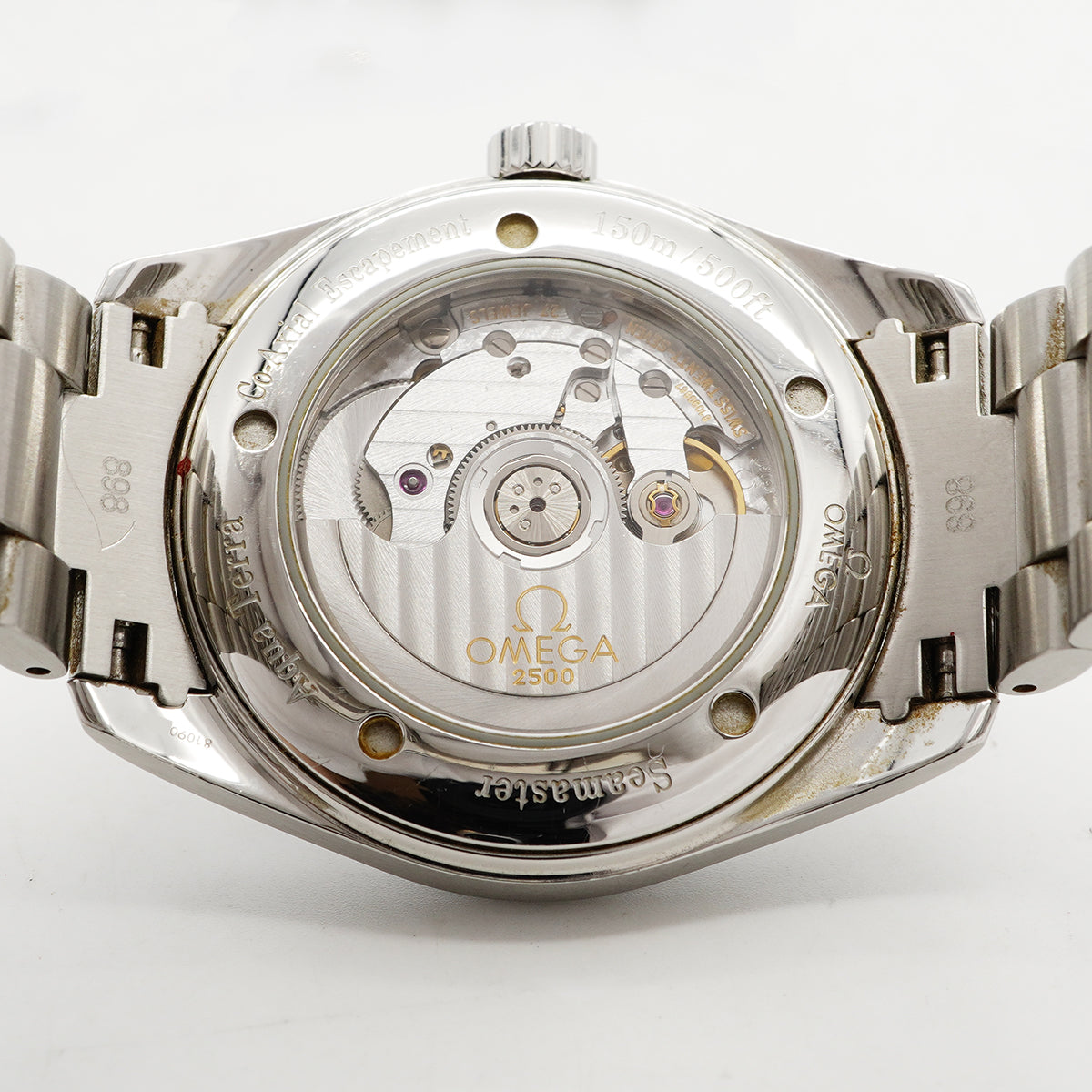 【6wfd0346】オメガ シーマスター アクアテラ 丸井限定 2503.60 赤文字盤【中古】腕時計 メンズ