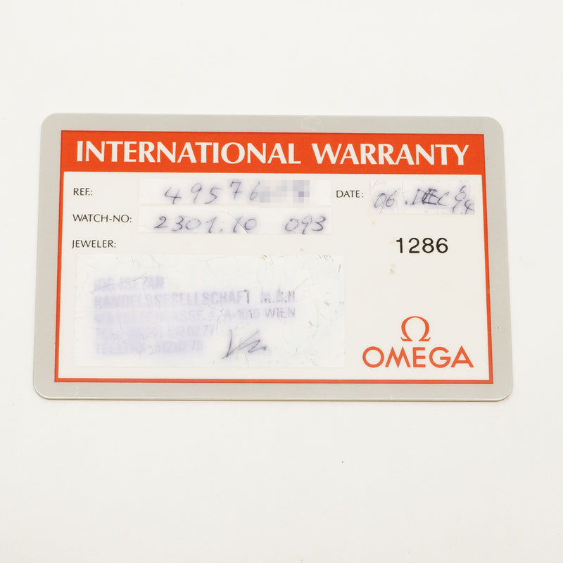 【6wga0004】オメガ シーマスター120 2301.10 ゴールド文字盤【中古】腕時計 メンズ