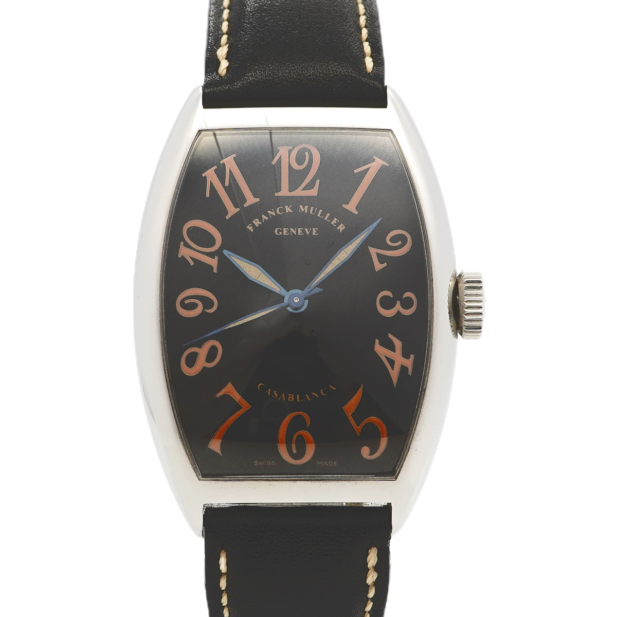 【6wga0026】フランクミュラー カサブランカ サハラ 5850CASA 黒文字盤【中古】腕時計 メンズ