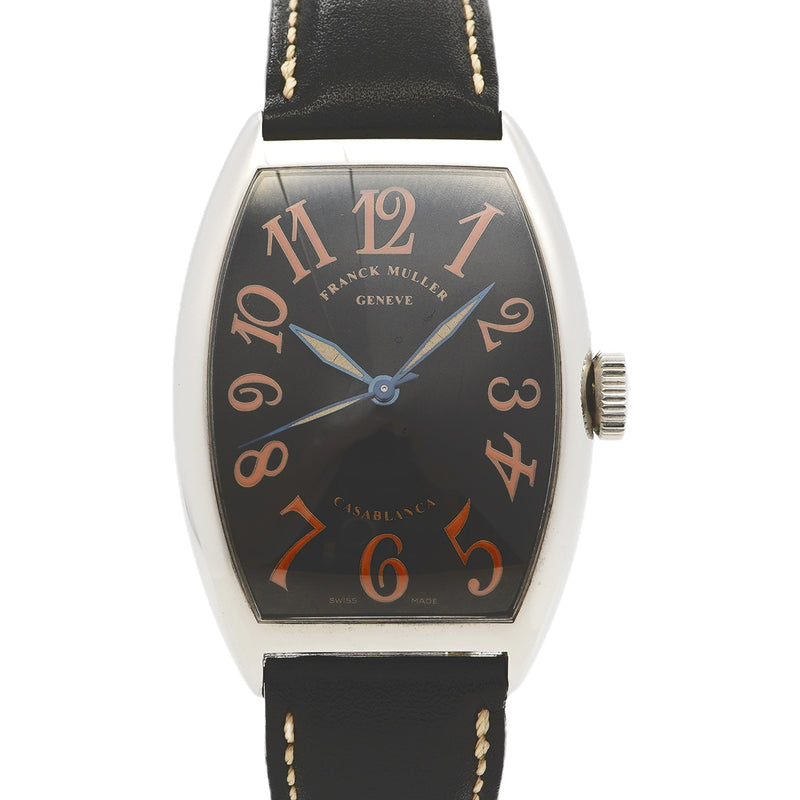 【6wga0026】フランクミュラー カサブランカ サハラ 5850CASA 黒文字盤【中古】腕時計 メンズ