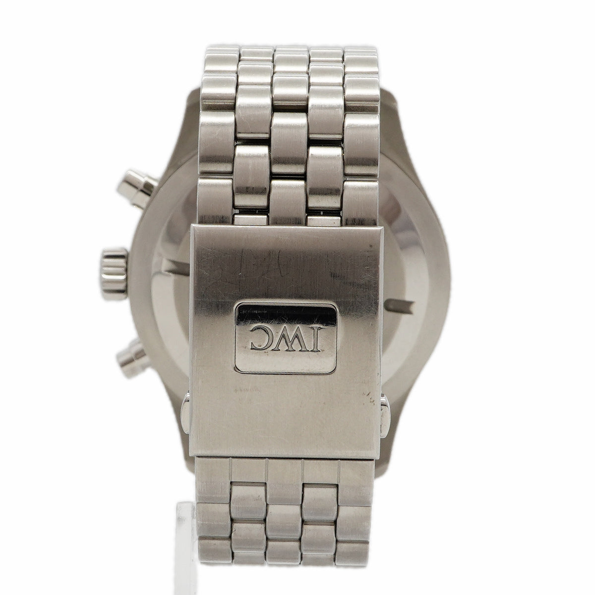 【6wga0043】IWC アイダブリューシー シャフハウゼン パイロットウォッチ クロノグラフ IW377710 黒文字盤【中古】腕時計 メンズ