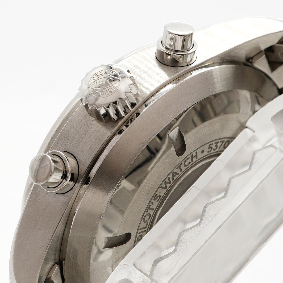 【6wga0043】IWC アイダブリューシー シャフハウゼン パイロットウォッチ クロノグラフ IW377710 黒文字盤【中古】腕時計 メンズ
