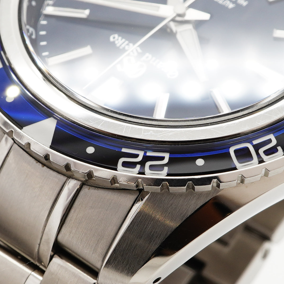 【6wga0064】セイコー グランドセイコー スポーツコレクション SBGJ237/9S86-00K0 ネイビー文字盤【中古】腕時計 メンズ