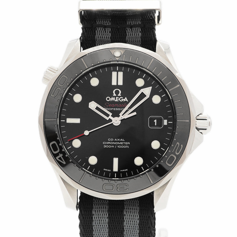 【6wga0066】オメガ シーマスター 212.30.41.20.01.003 黒文字盤【中古】腕時計 メンズ