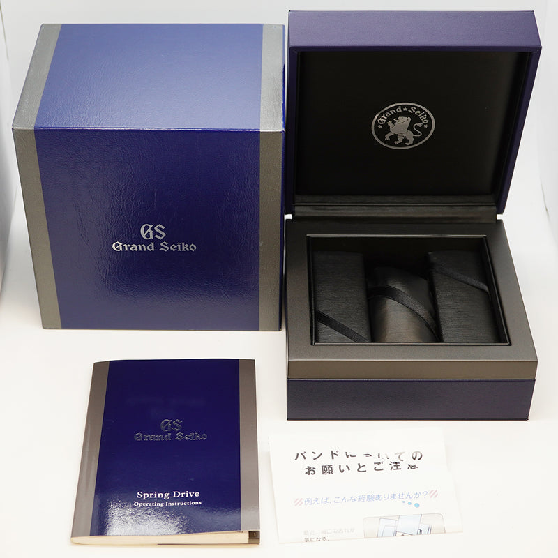 【6wga0067】セイコー グランドセイコー マスターショップ限定 SBGA273/9R65-0BD0 グレー文字盤【中古】腕時計 メンズ
