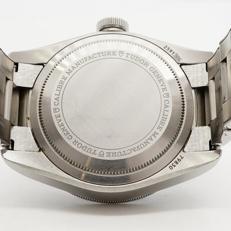 【6wgb0082】チュードル ブラックベイGMT 79830RB 黒文字盤【中古】腕時計 メンズ