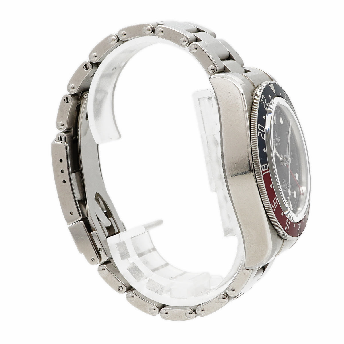 【6wgb0082】チュードル ブラックベイGMT 79830RB 黒文字盤【中古】腕時計 メンズ