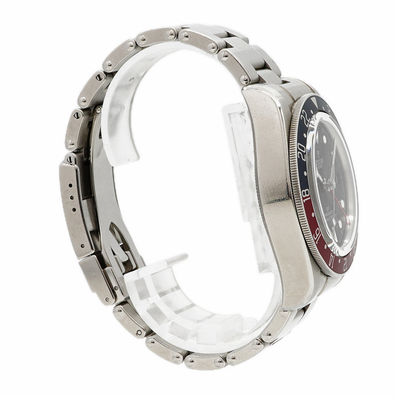 【6wgb0082】チュードル ブラックベイGMT 79830RB 黒文字盤【中古】腕時計 メンズ