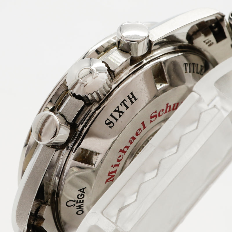 【6wgb0119】オメガ スピードマスター シューマッハ レジェンド 3559.32 ブラック/ホワイト文字盤【中古】腕時計 メンズ